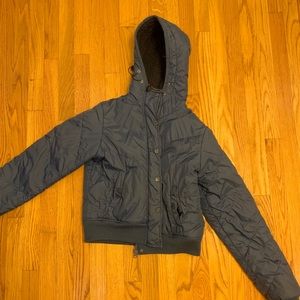 navy puff jacket vintage